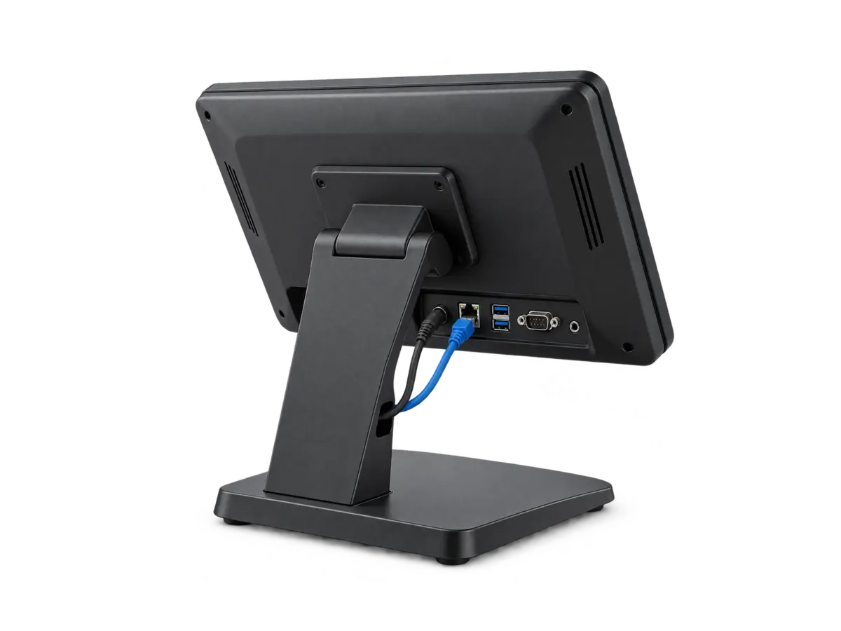 Conectividad posterior de terminal POS