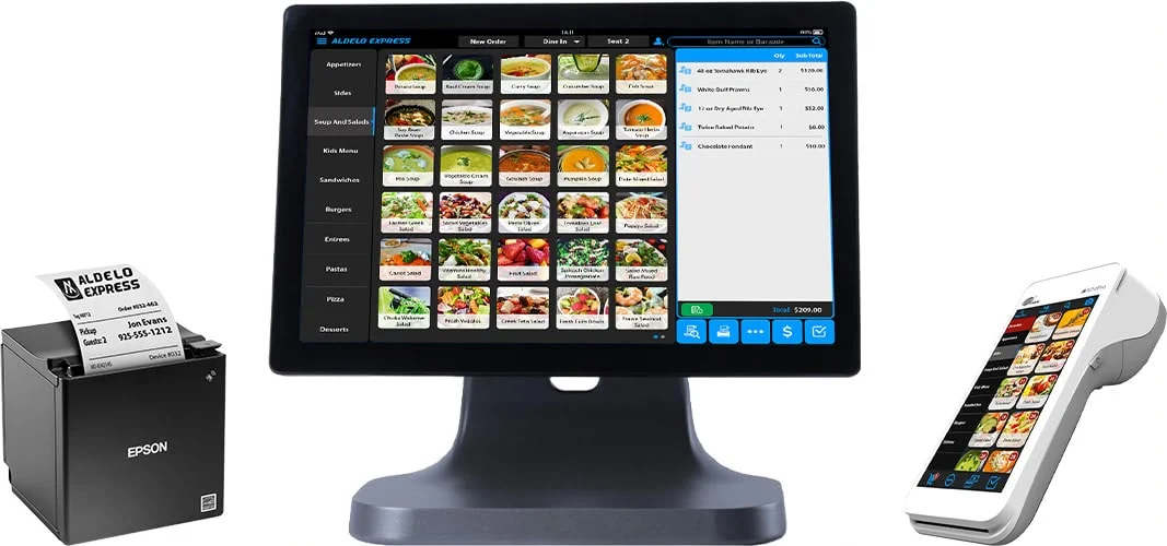 Aldelo POS: comandas y toma de pedidos en un restaurante