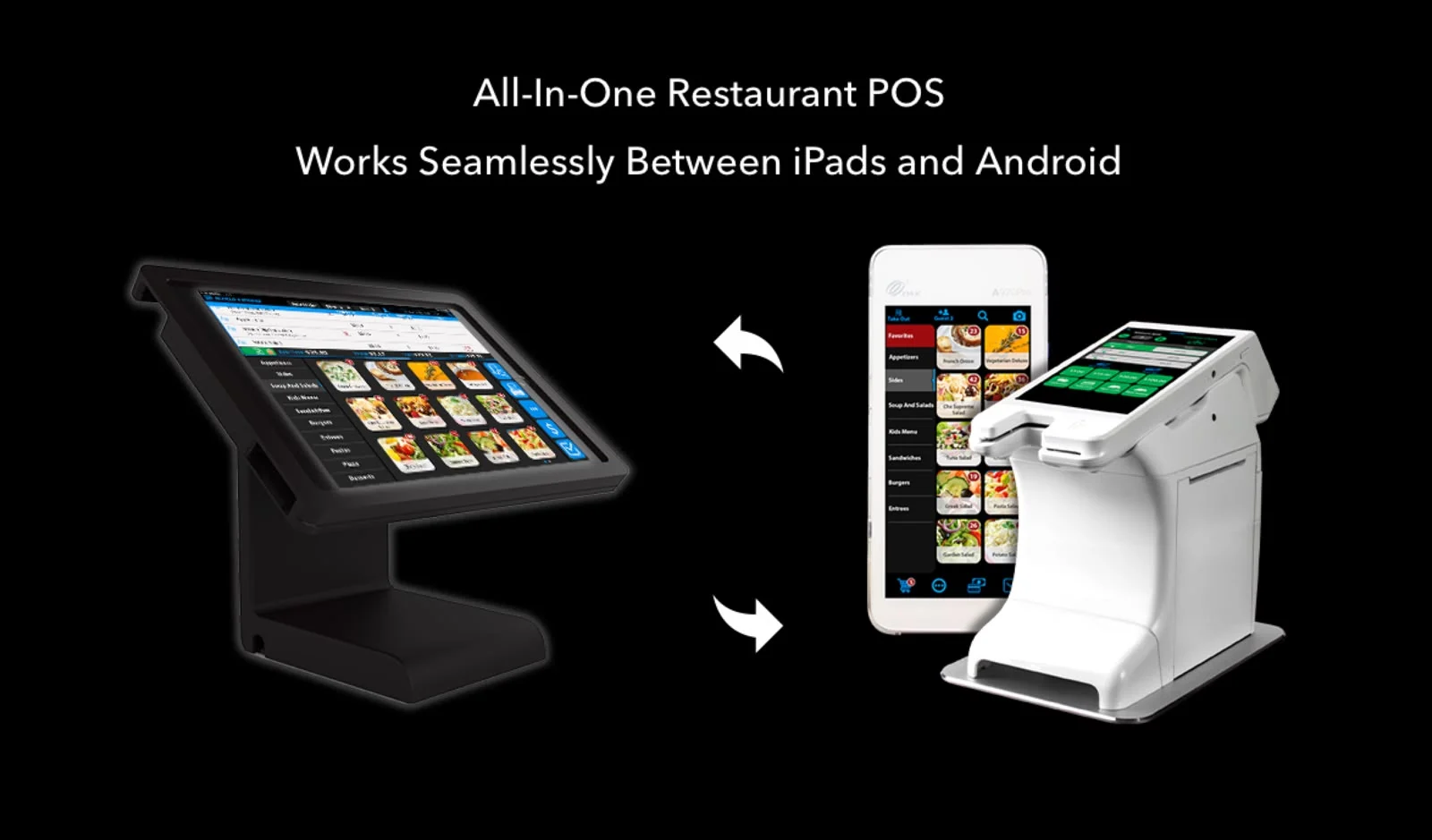 Aldelo POS: pantalla de operación para restaurantes